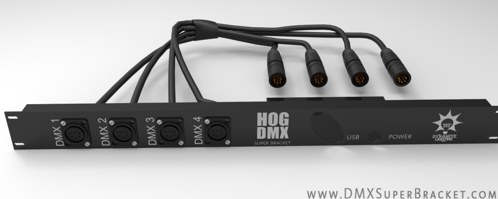 3D Render HOG DMX SuperBracket